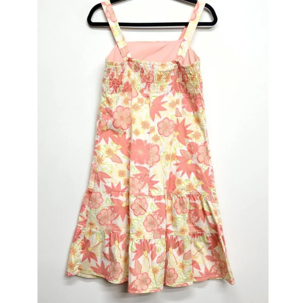 Bay Studio Floral Tiered A-Line Sun Dress 12